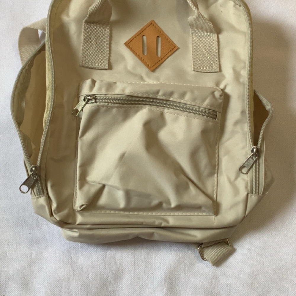 Stylish Cream Backpack for Men